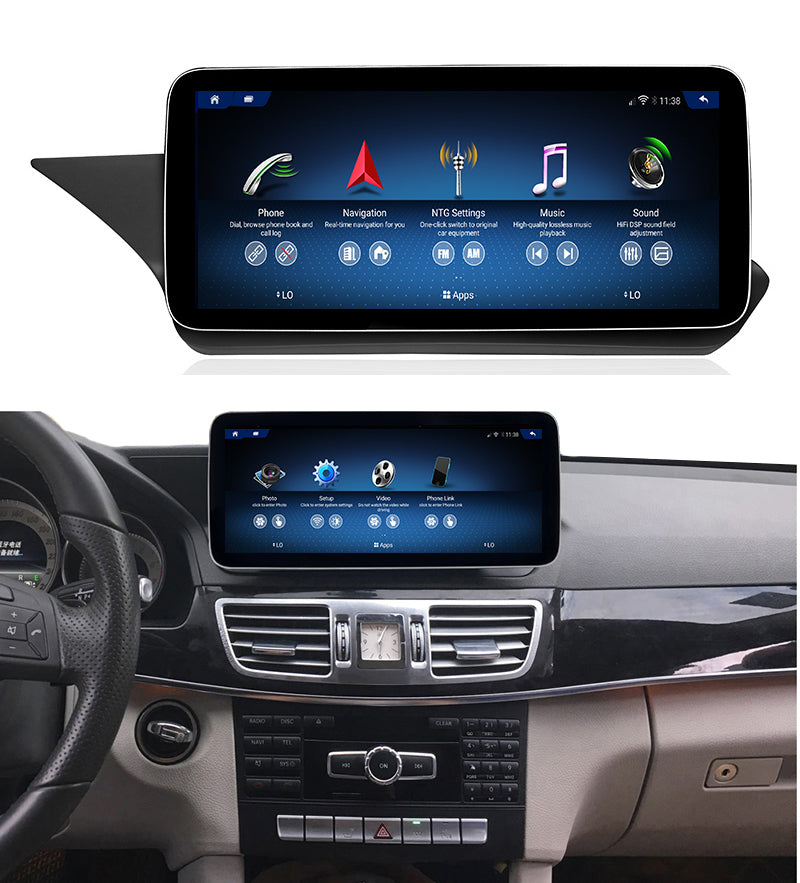 10.25"/12.3" Android 13 Qualcomm Car Multimedia Player GPS Radio for Mercedes Benz E Class W212 2009-2016