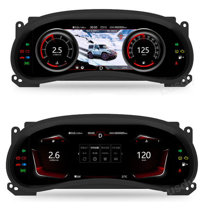 12.3" Digital Dashboard Panel Virtual Instrument Cluster CockPit LCD Speedometer for Jeep Wrangler JK 2011-2017