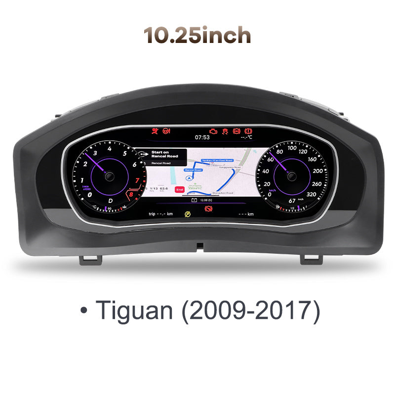 LCD Dashboard Panel Virtual Instrument Cluster Cockpit Digital Speedometer Retrofit Screen for Volkswagen VW Golf Passat Tiguan CC Scirocco